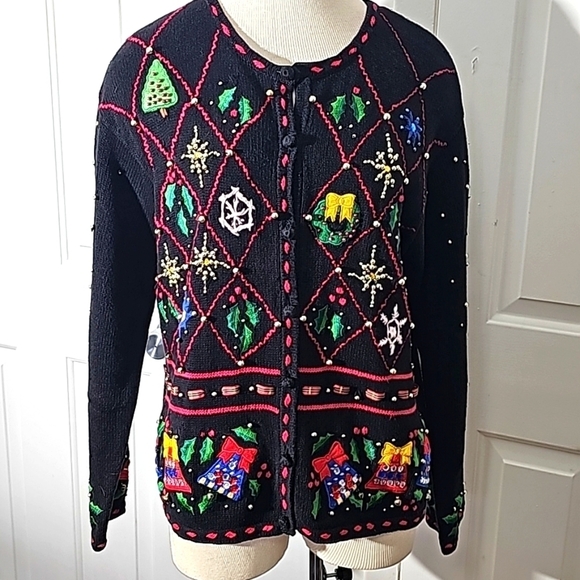Designer originals studio vintage 90's Christmas sweater. Large, excelle… - Picture 1 of 13